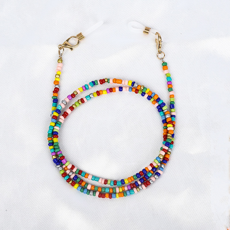 Eyeglasses chains Bohemian Colored Mask Strap Beaded Glasses Chains Women Face Lanyard Anti Slip Womens Neck Chain For Eyeglass Sunglasses 221119
Eyeglasses chains Bohemian Colored Mask Strap Beaded Glasses Chains Women Face Lanyard Anti Slip Womens Neck Chain For Eyeglass Sunglasses 221119