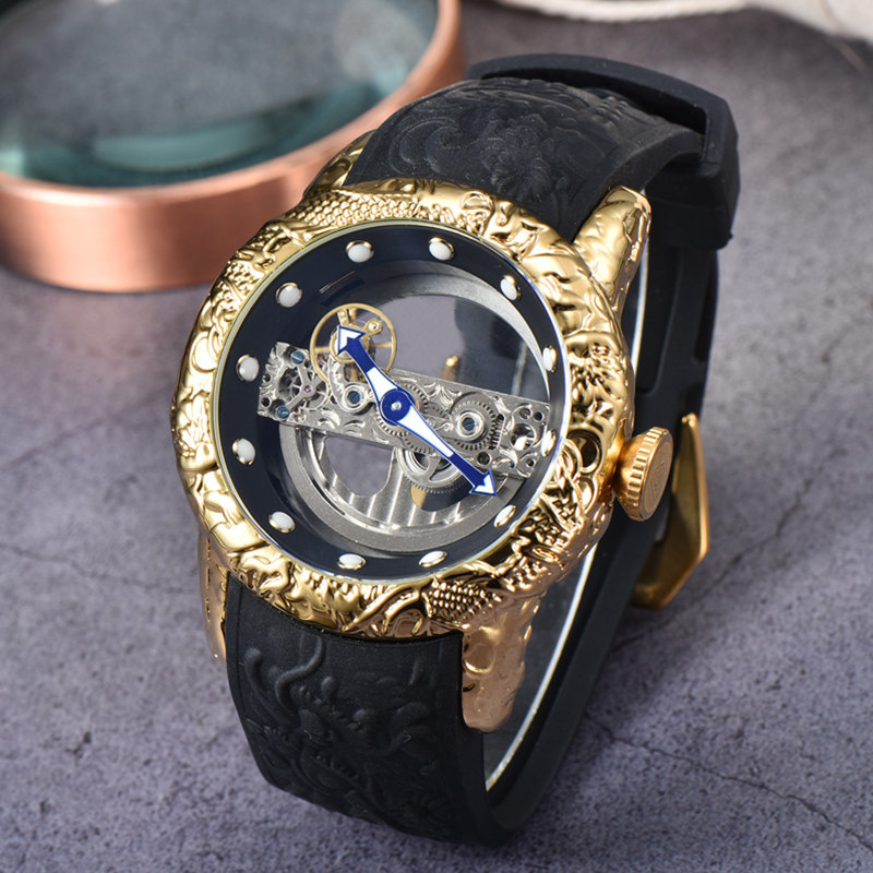 Sports men's mechanical INVICTO watch Reserve Bolt Zeus large dial hollow waterproof world time full function
Sports men's mechanical INVICTO watch Reserve Bolt Zeus large dial hollow waterproof world time full function