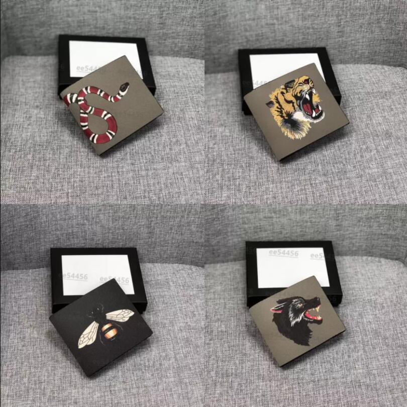 2022 Fashion Designers Wallets Luxurys Mens Women Leather Bags High Quality Classic Bee Tiger Snake Letters Purses Original Box Digram Card Holder 40882E
2022 Fashion Designers Wallets Luxurys Mens Women Leather Bags High Quality Classic Bee Tiger Snake Letters Purses Original Box Digram Card Holder 40882E