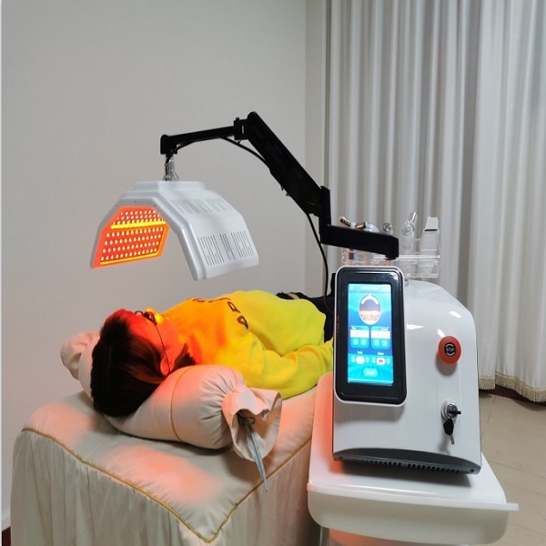pdt led skin rejuvenation oxygen jet facial lifting hyperbaric oxygen therapy skin care jet peel led facial mask machine