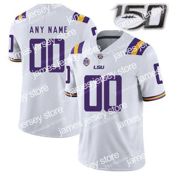 Football Jerseys NCAA Ja'Marr Chase Joe Burrow Justin Jefferson Clyde Edwards Helaire Derrius Guice Beckham Jr. LSU Tigers Custom Jerseys, Men/white/150th patch
Football Jerseys NCAA Ja'Marr Chase Joe Burrow Justin Jefferson Clyde Edwards Helaire Derrius Guice Beckham Jr. LSU Tigers Custom Jerseys, Men/white/150th patch