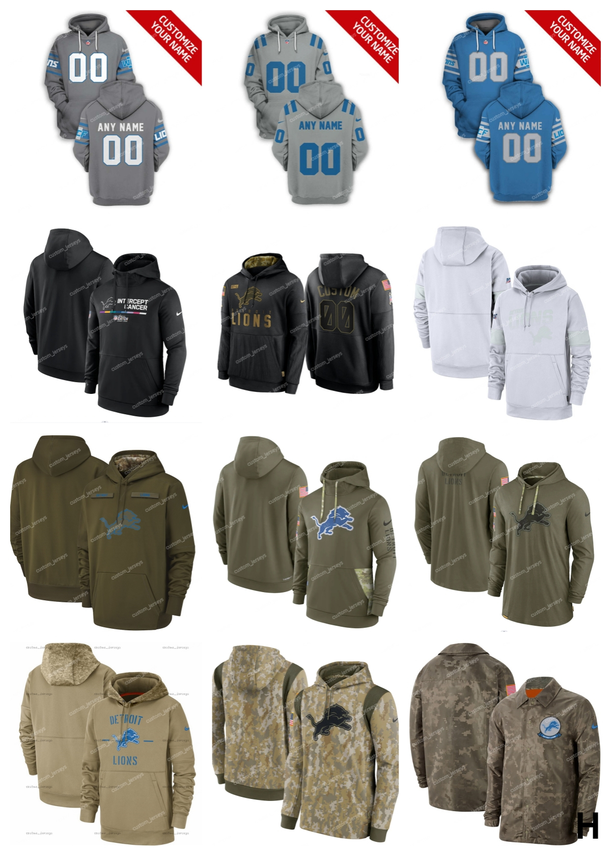 Men Women Youth Detroit''Lions''Hoodie Olive 2022 Salute to Service Therma Performance Pullover Custom White Black Armygreen''NFL''Hoodie
Men Women Youth Detroit''Lions''Hoodie Olive 2022 Salute to Service Therma Performance Pullover Custom White Black Armygreen''NFL''Hoodie