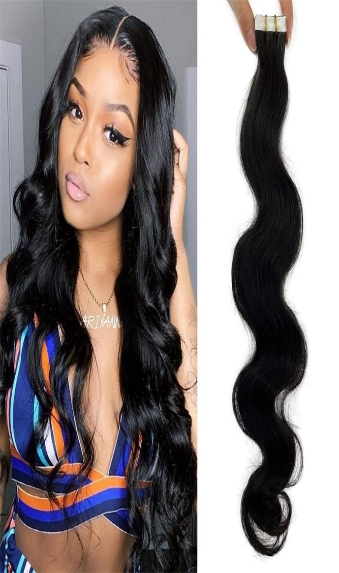 Hair Rollers 1B Body Wave Tape in Hair Extensions Natural Black 100 Remy Human Hair Bundles 20pcsPack Wavy Skin Weft Tape in Exten
Hair Rollers 1B Body Wave Tape in Hair Extensions Natural Black 100 Remy Human Hair Bundles 20pcsPack Wavy Skin Weft Tape in Exten