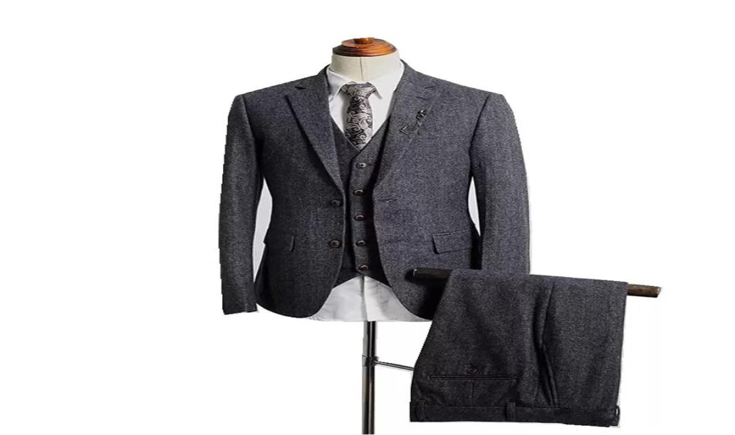 Custom Made Winter Grey Tweed Fabric Man Business Suits Groom Tuxedos Men Party Coat Waist coat Trousers Sets JacketVestPants
Custom Made Winter Grey Tweed Fabric Man Business Suits Groom Tuxedos Men Party Coat Waist coat Trousers Sets JacketVestPants