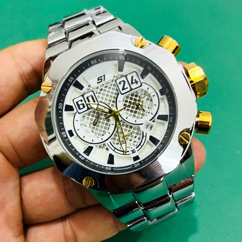 INVICTO Reserve Bolt Zeus Sports Quartz Men's Watch S1 Racing Exclusive All hands can operate Waterproof World Time Steel Belt Folding Buckle
INVICTO Reserve Bolt Zeus Sports Quartz Men's Watch S1 Racing Exclusive All hands can operate Waterproof World Time Steel Belt Folding Buckle