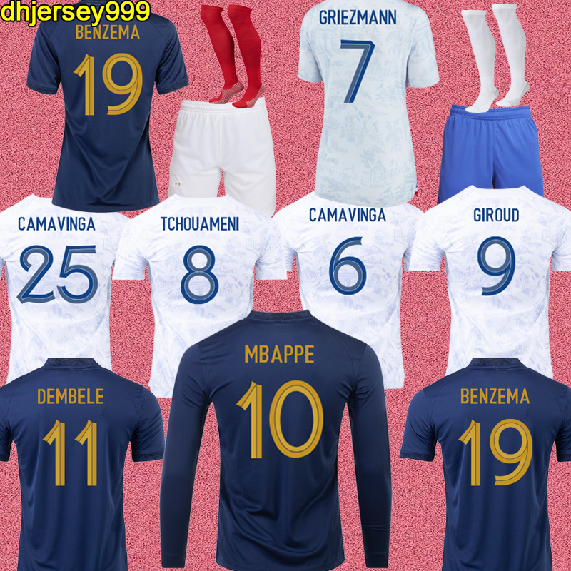 3XL French soccer jerseys Sets 2022 BENZEMA MBAPPE Francia frances football shirts 2023 POGBA Maillot de foot equipe 119900 Maillots kids kit, Pre match
3XL French soccer jerseys Sets 2022 BENZEMA MBAPPE Francia frances football shirts 2023 POGBA Maillot de foot equipe 119900 Maillots kids kit, Pre match