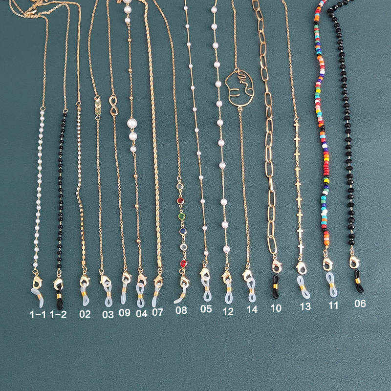 Eyeglasses chains Sunglasses Masking Chains For Women Acrylic Pearl Crystal Lanyard Glass Fashion Jewelry Wholesale 221119
Eyeglasses chains Sunglasses Masking Chains For Women Acrylic Pearl Crystal Lanyard Glass Fashion Jewelry Wholesale 221119