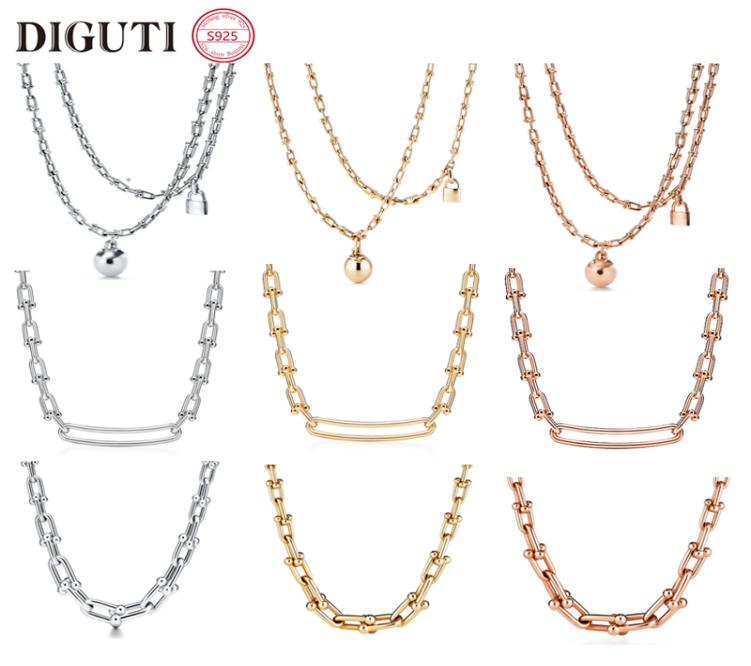 tiff Women039s Sterling Silver Necklace 925 Hardwear Series Chain Link Talisman Small UType Luxury Brand Jewelry4226008
tiff Women039s Sterling Silver Necklace 925 Hardwear Series Chain Link Talisman Small UType Luxury Brand Jewelry4226008