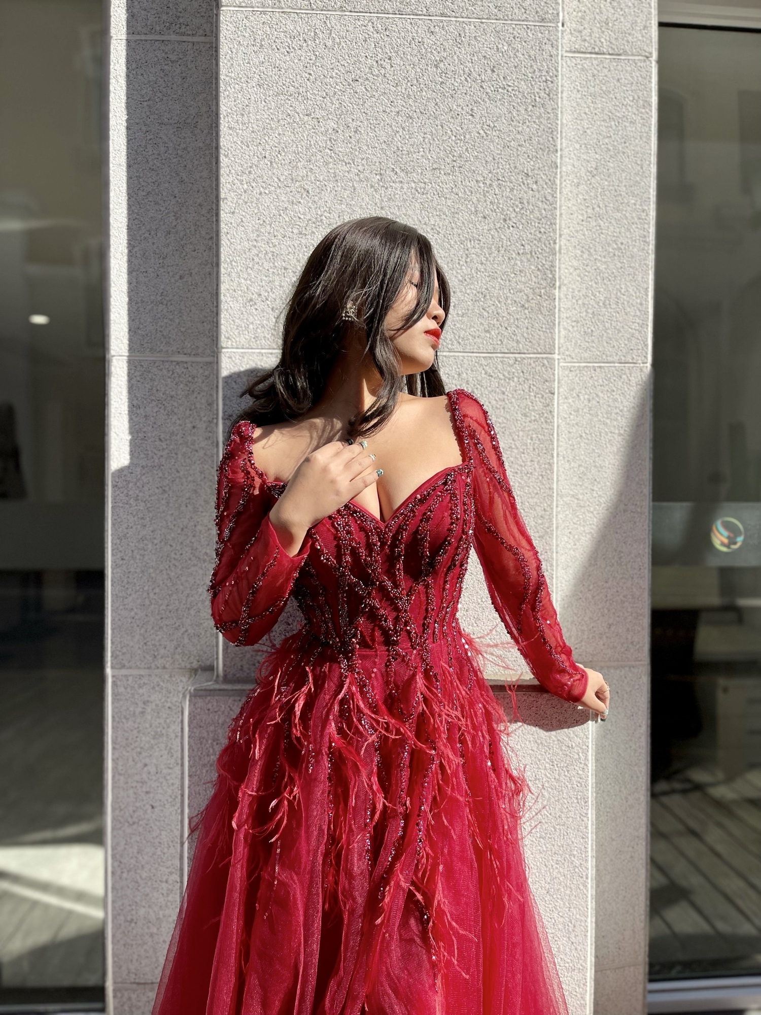 Party Dresses Red Generous Dubai Evening Dress for Women Long Sleeves Aline Luxury V Neck Crystal Handmade Arabic Prom Formal 221119, Green
Party Dresses Red Generous Dubai Evening Dress for Women Long Sleeves Aline Luxury V Neck Crystal Handmade Arabic Prom Formal 221119, Green