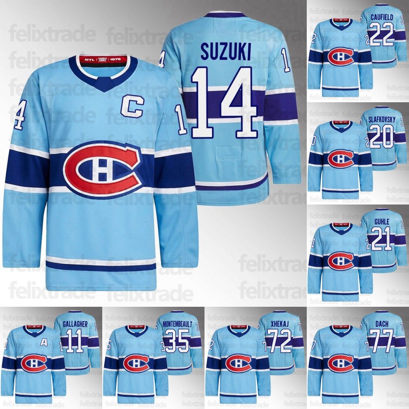 #14 Nick Suzuki 2023 Reverse Retro Jersey Arber Xhekaj Juraj Slafkovsky Brendan Gallagher Kirby Dach Cole Caufield Sean Monahan Rem Pitlick Mike Matheson Rem Pitlick, 55 michael pezzetta
#14 Nick Suzuki 2023 Reverse Retro Jersey Arber Xhekaj Juraj Slafkovsky Brendan Gallagher Kirby Dach Cole Caufield Sean Monahan Rem Pitlick Mike Matheson Rem Pitlick, 55 michael pezzetta