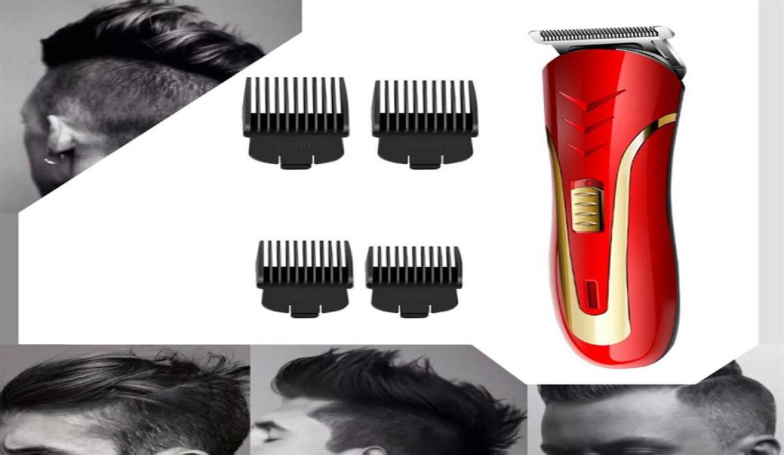 Epacket KM1409 Carbon Steel Men Beard Shaver Head Hair Trimmer Rechargeable Electric Razor Electric Clipper