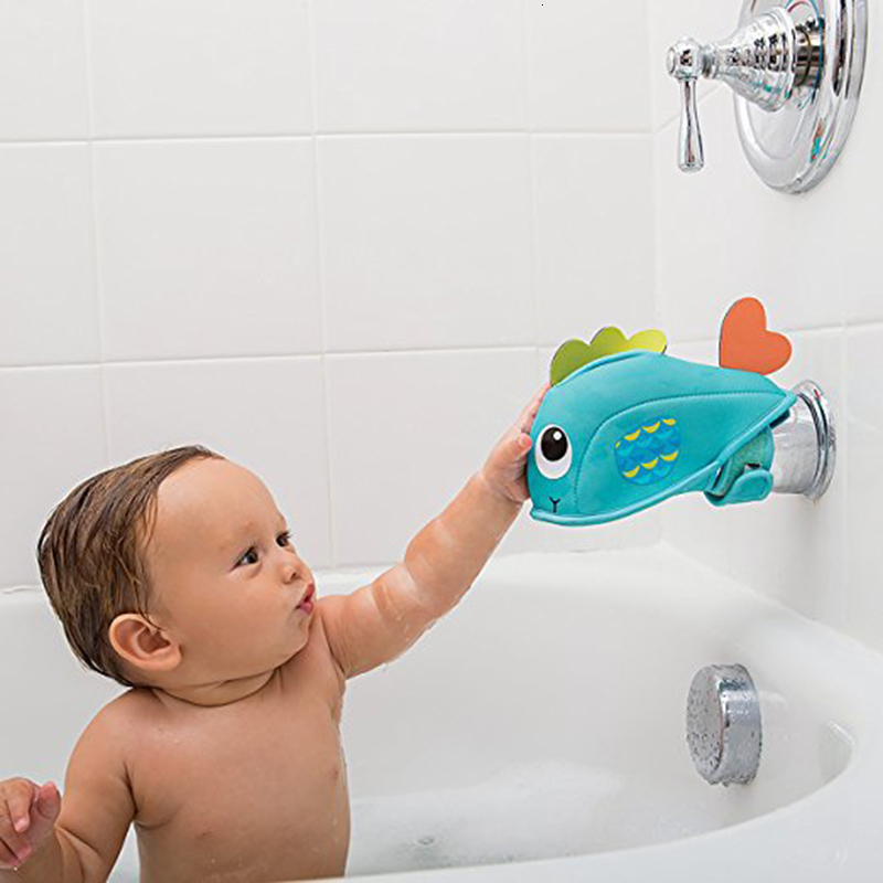 Bath Toys Lovely Cartoon Faucet Extender Kids Hand Washing In Bathroom Sink Accessories Kitchen Convenient Baby Helper Toy 221118