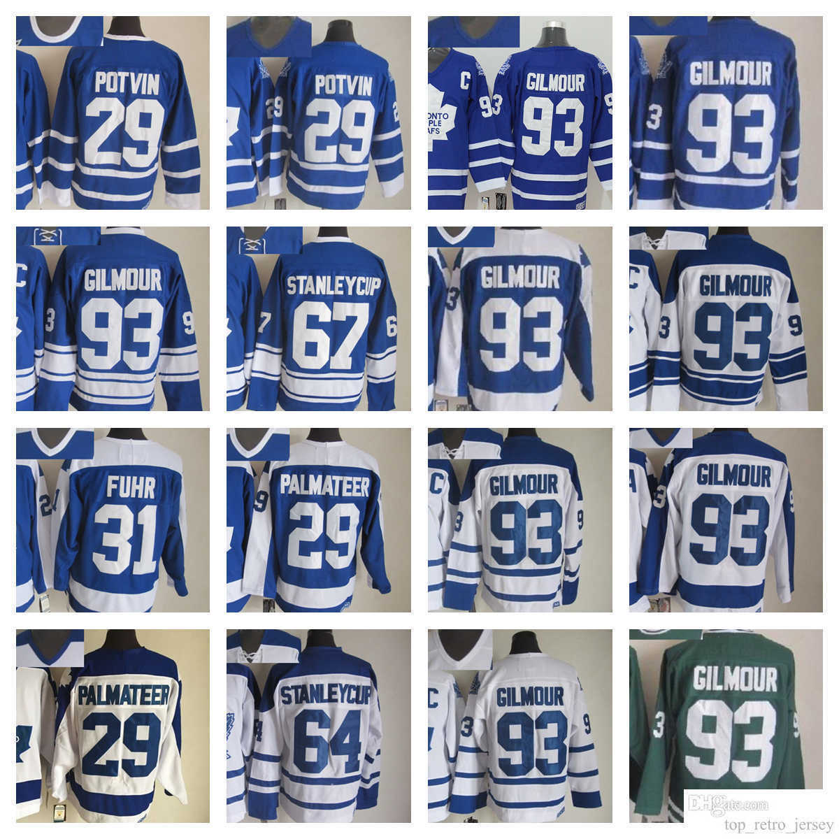 Toronto Maple''Leafs''CCM Retro Hockey Jerseys 93 Doug Gilmour 64 Stanleycup 29 Felix Potvin 31 Grant Fuhr Stitched Jersey, Same as picture (with team name)
Toronto Maple''Leafs''CCM Retro Hockey Jerseys 93 Doug Gilmour 64 Stanleycup 29 Felix Potvin 31 Grant Fuhr Stitched Jersey, Same as picture (with team name)