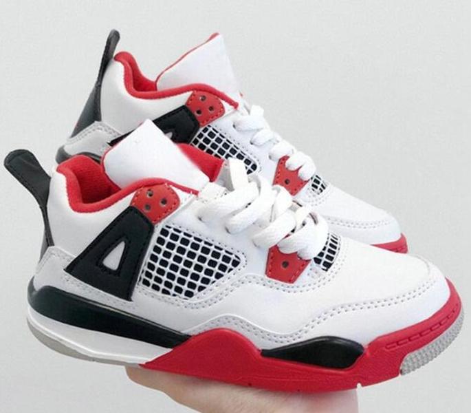 Kids 4 Basketball Shoes Black cat Toddler TD 4s Red Chicag Boys Girls BasketBall Pour Enfants Athletic Outdoor Sneakers size 26-35 A2
Kids 4 Basketball Shoes Black cat Toddler TD 4s Red Chicag Boys Girls BasketBall Pour Enfants Athletic Outdoor Sneakers size 26-35 A2