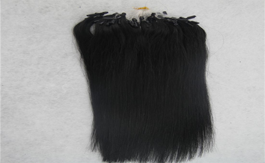 Jet black Straight Micro Loop Ring Hair Extension 100G Remy Micro Bead Hair Extensions 1gstrand Micro Link Human Hair Extensions7119658
Jet black Straight Micro Loop Ring Hair Extension 100G Remy Micro Bead Hair Extensions 1gstrand Micro Link Human Hair Extensions7119658