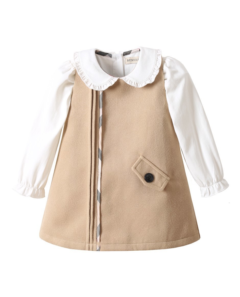 Girl s Dresses Autumn Cotton Baby Girls Cartoon Long Sleeves Clothes Dress 2piecs Children s Clothing Kids Princess Casual Clothes 221118