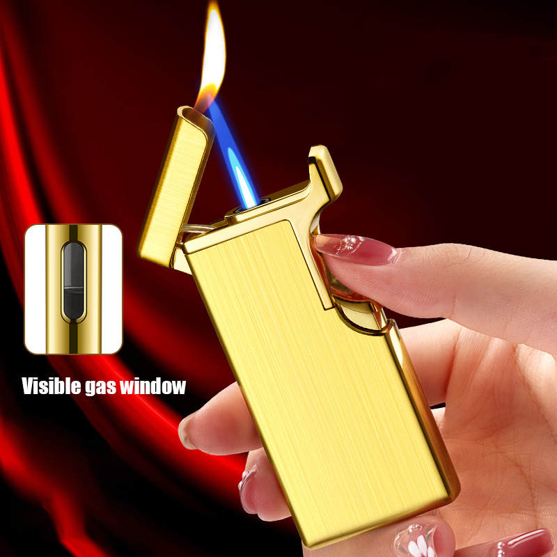 Creative Double Fire Jet Lighter Windproof Torch Cigarette Lighter Metal Fire Conversion Lighter Lady Smoking Accessories Gift
Creative Double Fire Jet Lighter Windproof Torch Cigarette Lighter Metal Fire Conversion Lighter Lady Smoking Accessories Gift