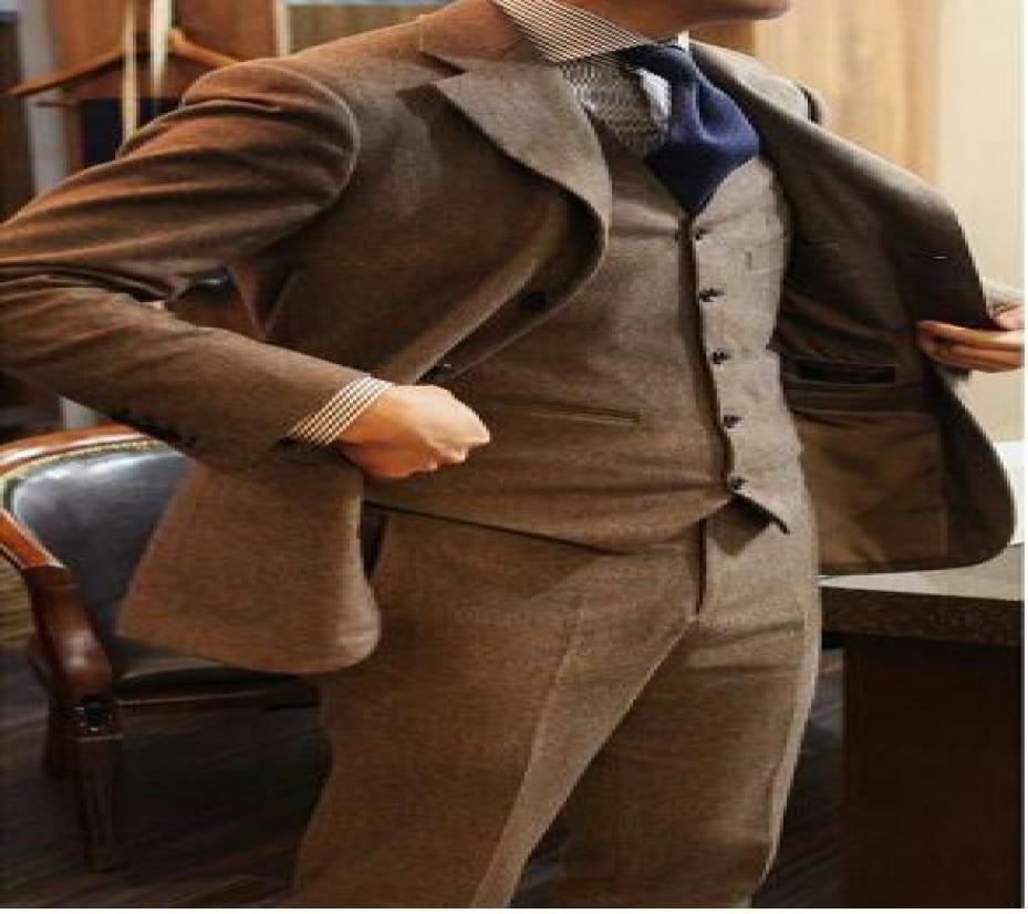 2017 Latest Coat Pant Designs Brown Tweed Men Suit Slim Fit Skinny 3 Piece Tuxedo Custom Groom Prom Blazer mens Suits Masculino5005811, Same as image
2017 Latest Coat Pant Designs Brown Tweed Men Suit Slim Fit Skinny 3 Piece Tuxedo Custom Groom Prom Blazer mens Suits Masculino5005811, Same as image