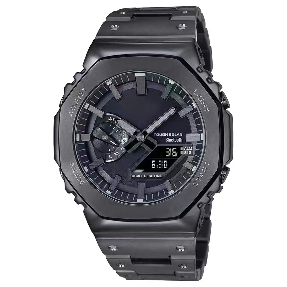 Full-featured Wrist Watches LED Dual Display Men Women Casual Sports Electronic Analog Digital Ladies Waterproof Steel Full Logo gm ga Clock 210, Rose gold
Full-featured Wrist Watches LED Dual Display Men Women Casual Sports Electronic Analog Digital Ladies Waterproof Steel Full Logo gm ga Clock 210, Rose gold