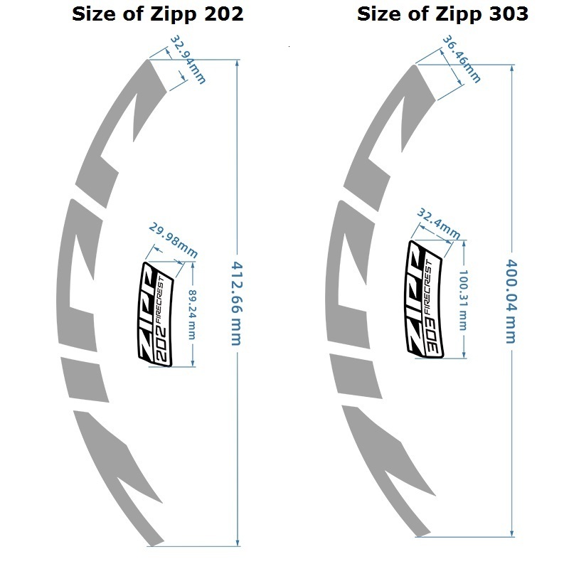 Bike Groupsets zipp firecrest Wheel Sticker Set for 202 303 404 808 Road Cycling Decals 221119