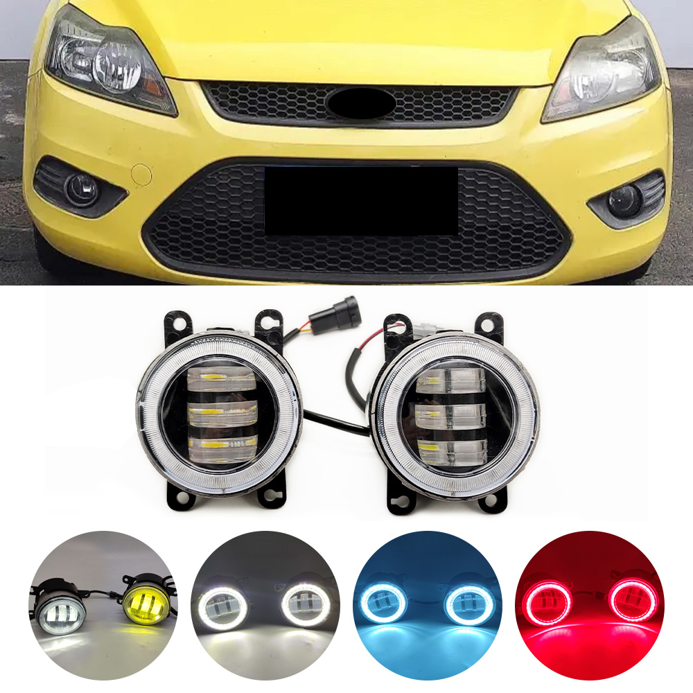 LED Fog Light Assembly Angel Eye Daytime Running Light DRL For Ford Focus MK2 MK3 Ranger 2004-2015 For Mustang 2005-2017
LED Fog Light Assembly Angel Eye Daytime Running Light DRL For Ford Focus MK2 MK3 Ranger 2004-2015 For Mustang 2005-2017