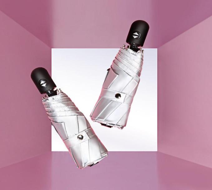 Umbrellas Titanium Silver Coating Fully Automatic Umbrella Fivefolding Sunscreen AntiUV Personality Creative Parasol For Women1712680
Umbrellas Titanium Silver Coating Fully Automatic Umbrella Fivefolding Sunscreen AntiUV Personality Creative Parasol For Women1712680