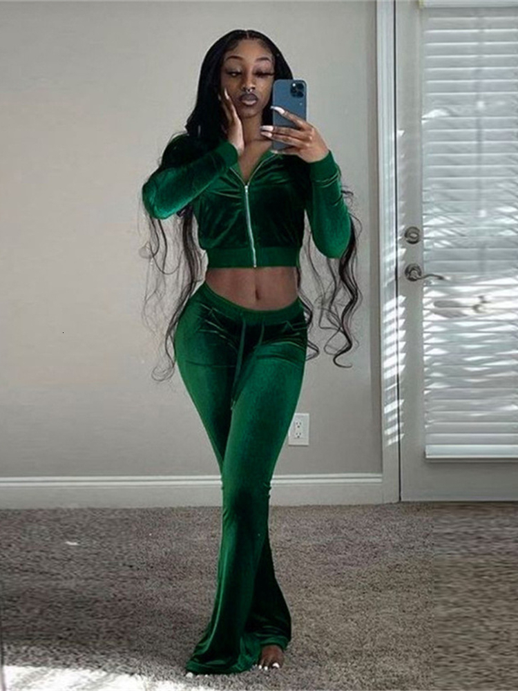 Women s Two Piece Pants Kliou Solid Velour Set Women Simple Casual Zipper Long Sleeve Turtleneck Top Bandage Lace Slim Female Wide Leg 221119, Pink
Women s Two Piece Pants Kliou Solid Velour Set Women Simple Casual Zipper Long Sleeve Turtleneck Top Bandage Lace Slim Female Wide Leg 221119, Pink