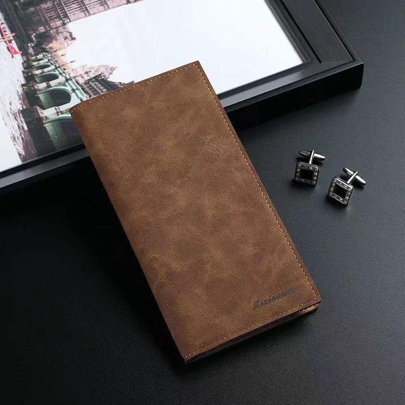 Men's Wallet Long Ultra thin Youth Multi card Casual Leather Wallet Bag Student Personality Retro, Black
Men's Wallet Long Ultra thin Youth Multi card Casual Leather Wallet Bag Student Personality Retro, Black