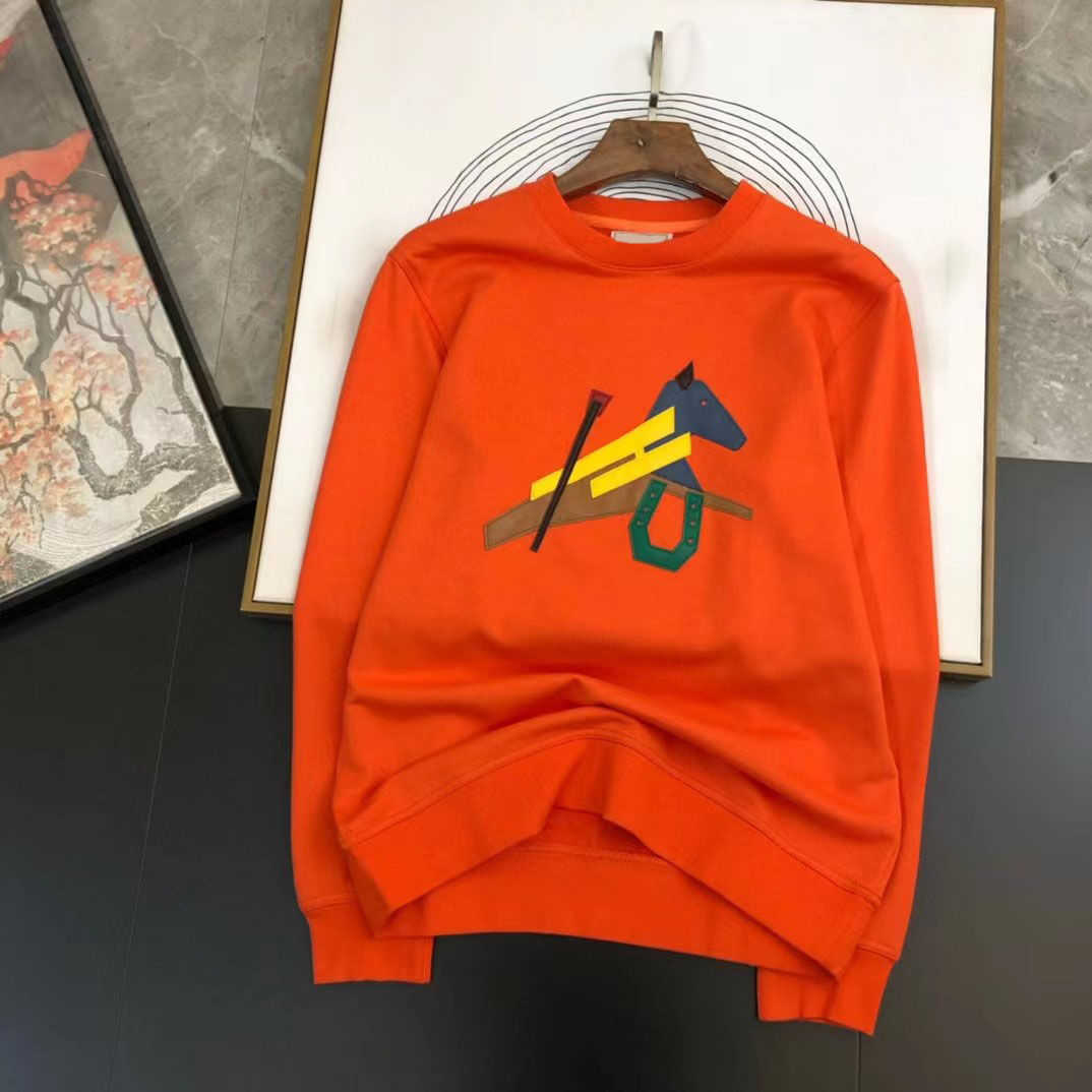 High version sweater mens sweatshirt H designer sweaters cartoon embroidery pullover hoodie men women long sleeve tshirt, Orange-red
High version sweater mens sweatshirt H designer sweaters cartoon embroidery pullover hoodie men women long sleeve tshirt, Orange-red