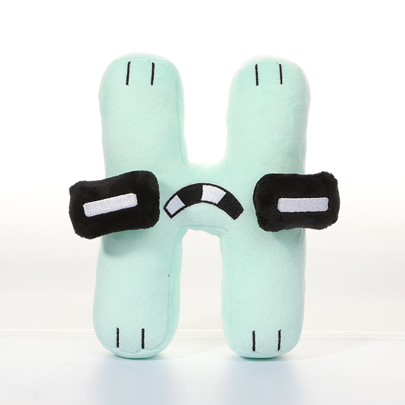 Toddler Party Favors Alphabet Lore Plush Toys Anime Doll Kawaii 26 English Letters Stuffed Toy Kids Enlightenment Plush Dolls Gifts