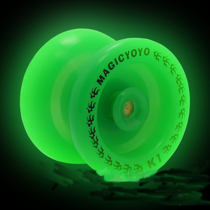 Yoyo Magic yoyo K1 luminous professional yo yo custom plastic multi color children classic toys 221118