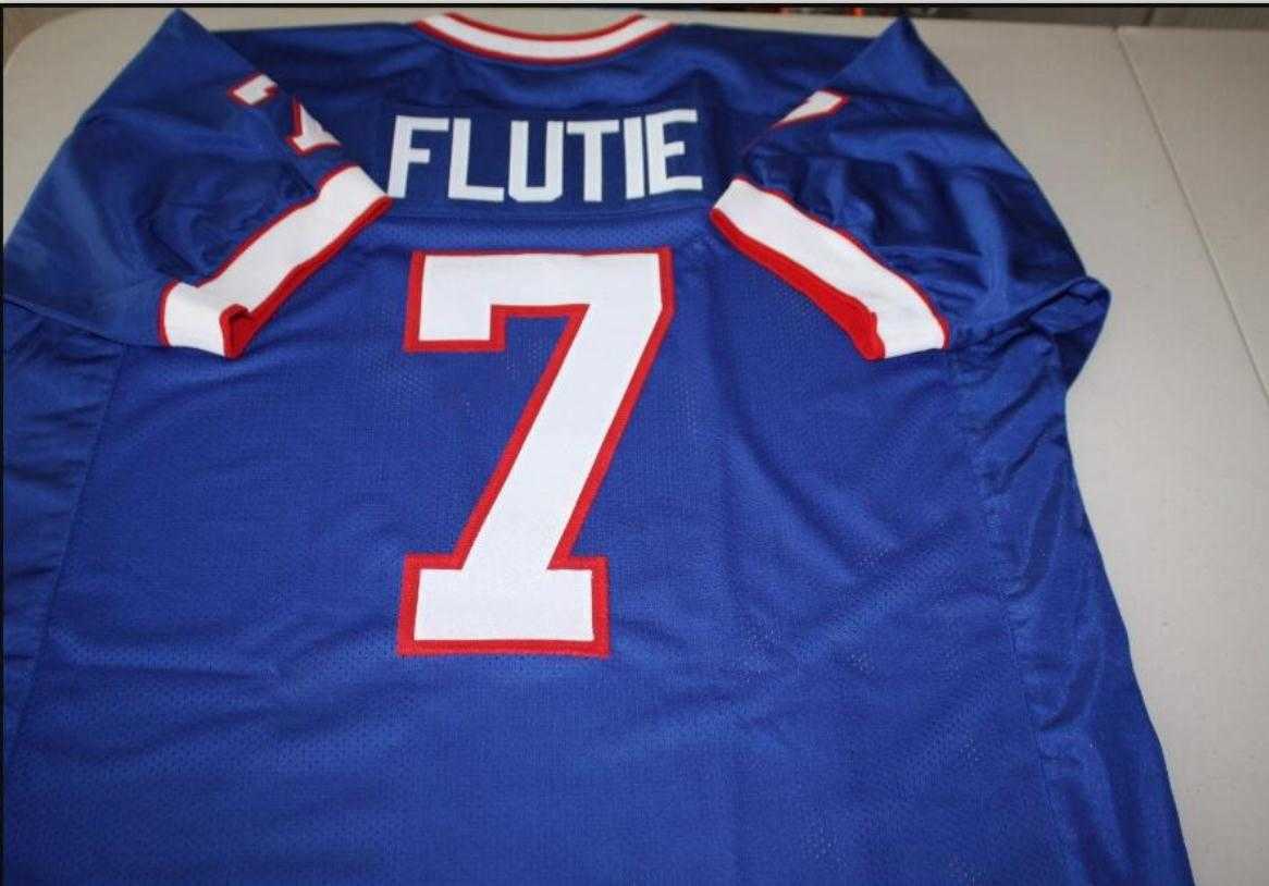 NCAA American College Football Wear RARE Men CUSTOM Doug Flutie Qb Sewn Stitched Home Size -4XL Flutie Flakes College Jersey size -5XL or, Blue
NCAA American College Football Wear RARE Men CUSTOM Doug Flutie Qb Sewn Stitched Home Size -4XL Flutie Flakes College Jersey size -5XL or, Blue