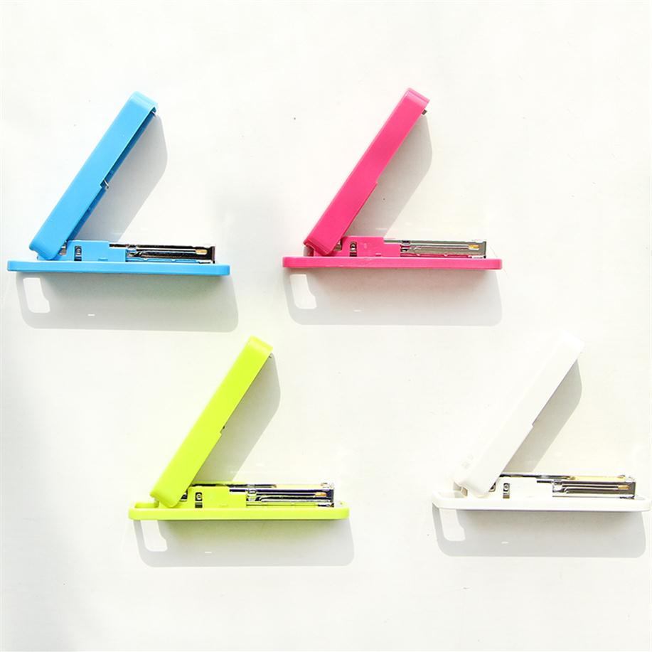 

1pc Candy Color Mini Stapler 10# School and Office Supplies245c