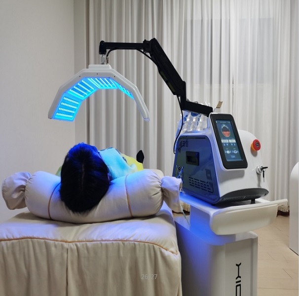 pdt led skin rejuvenation oxygen jet facial lifting hyperbaric oxygen therapy skin care jet peel led facial mask machine