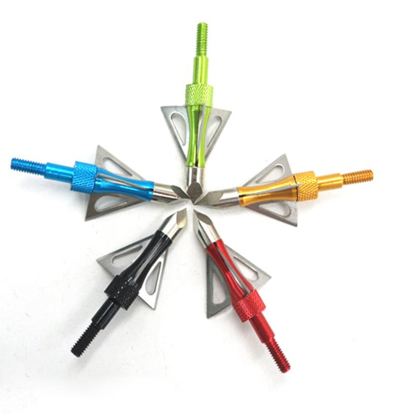 12PCS archery hunting compound bow arrow points tips arrowheads broadheads 3 blades 100 grain5195681
12PCS archery hunting compound bow arrow points tips arrowheads broadheads 3 blades 100 grain5195681