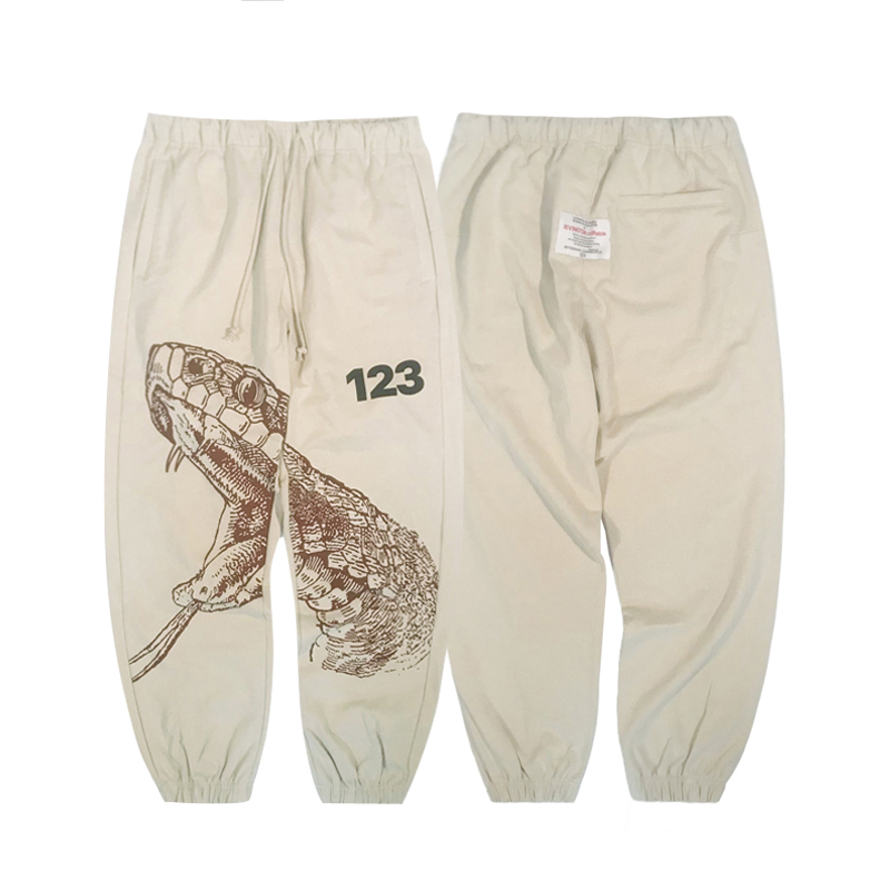 22fw Autumn Winter USA Retro Washed Pants Trousers Casual Men Women Drawstring Hip Hop High Street Snake Joggers Sweatpants, Beige
22fw Autumn Winter USA Retro Washed Pants Trousers Casual Men Women Drawstring Hip Hop High Street Snake Joggers Sweatpants, Beige