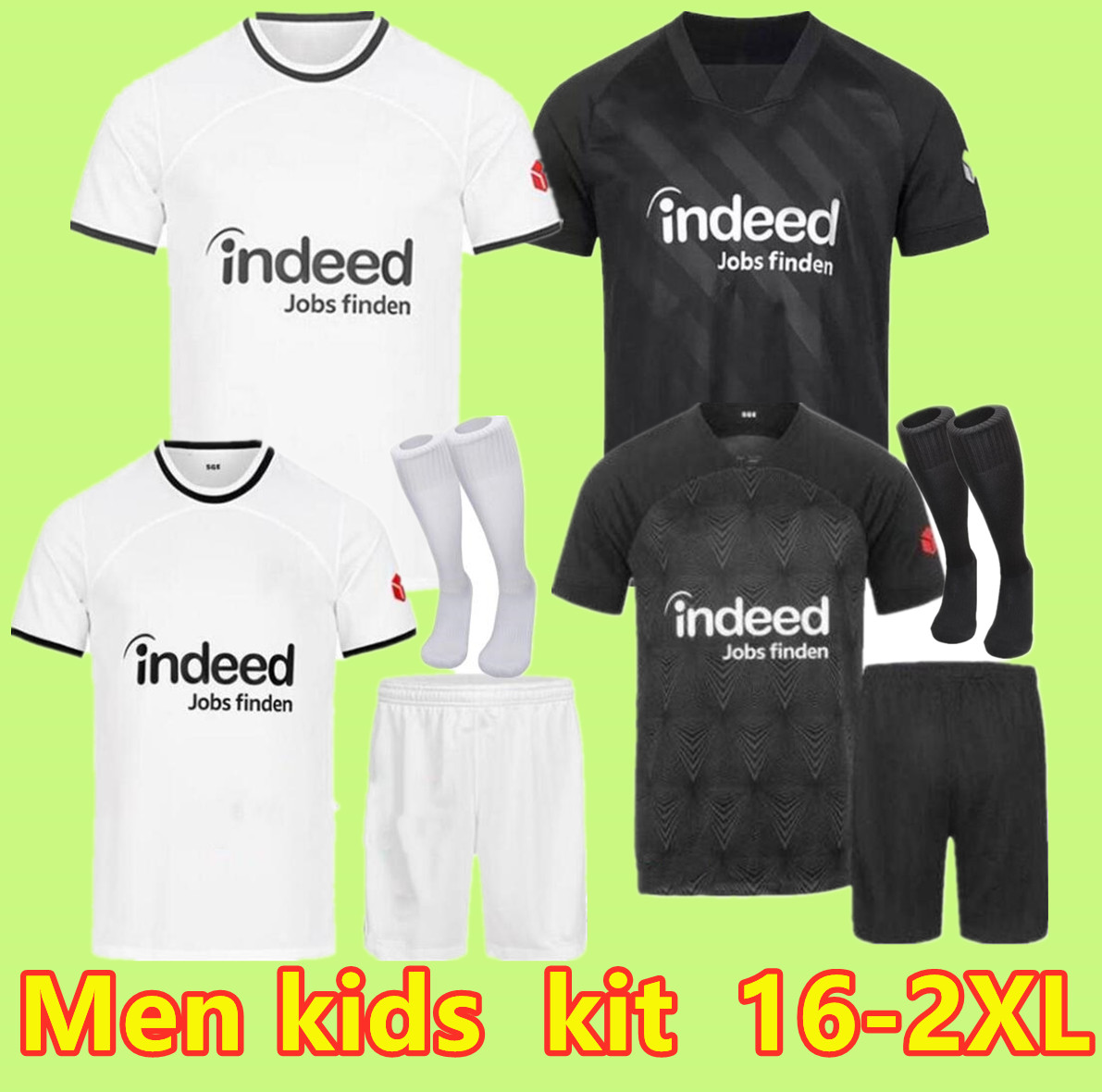 22 23 Eintracht Frankfurt Soccer Jerseys Die Adler SOW SILVA KOSTIC JOVIC football shirt set 2022 2023 HASEBE KAMADA HINTEREGGER Men Kids kit uniform 116, White
22 23 Eintracht Frankfurt Soccer Jerseys Die Adler SOW SILVA KOSTIC JOVIC football shirt set 2022 2023 HASEBE KAMADA HINTEREGGER Men Kids kit uniform 116, White
