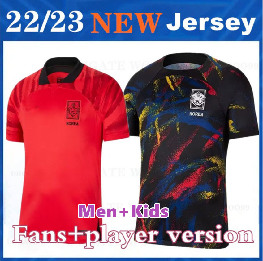 2022 SON soccer jerseys Fans player version 22 23 Korea home away black HYUNG KIM LEE HO JERSEY custom men kids training football shirts size 4XL
2022 SON soccer jerseys Fans player version 22 23 Korea home away black HYUNG KIM LEE HO JERSEY custom men kids training football shirts size 4XL