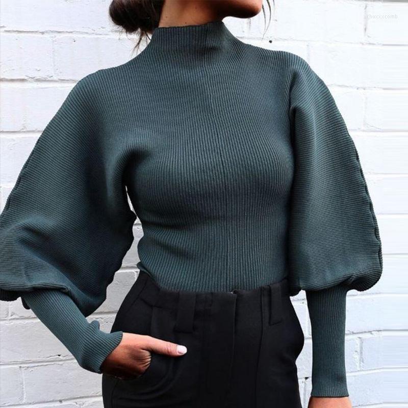 Women' Sweaters Women' Long Lantern Sleeve Autumn Sweater For Women High Neck Knitted Cotton Wool Female Tops Pullover, Dark green
Women' Sweaters Women' Long Lantern Sleeve Autumn Sweater For Women High Neck Knitted Cotton Wool Female Tops Pullover, Dark green
