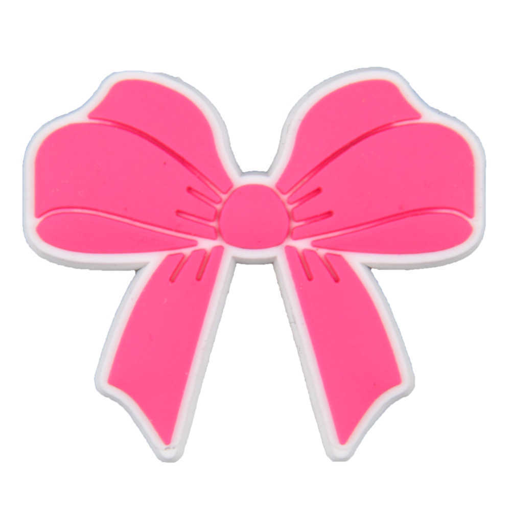 1Pcs Pink Princess shoe Charms PVC Shoe Decorations for Clogs Sandals Wristband Accessories Kids Girls Holiday Party Gifts