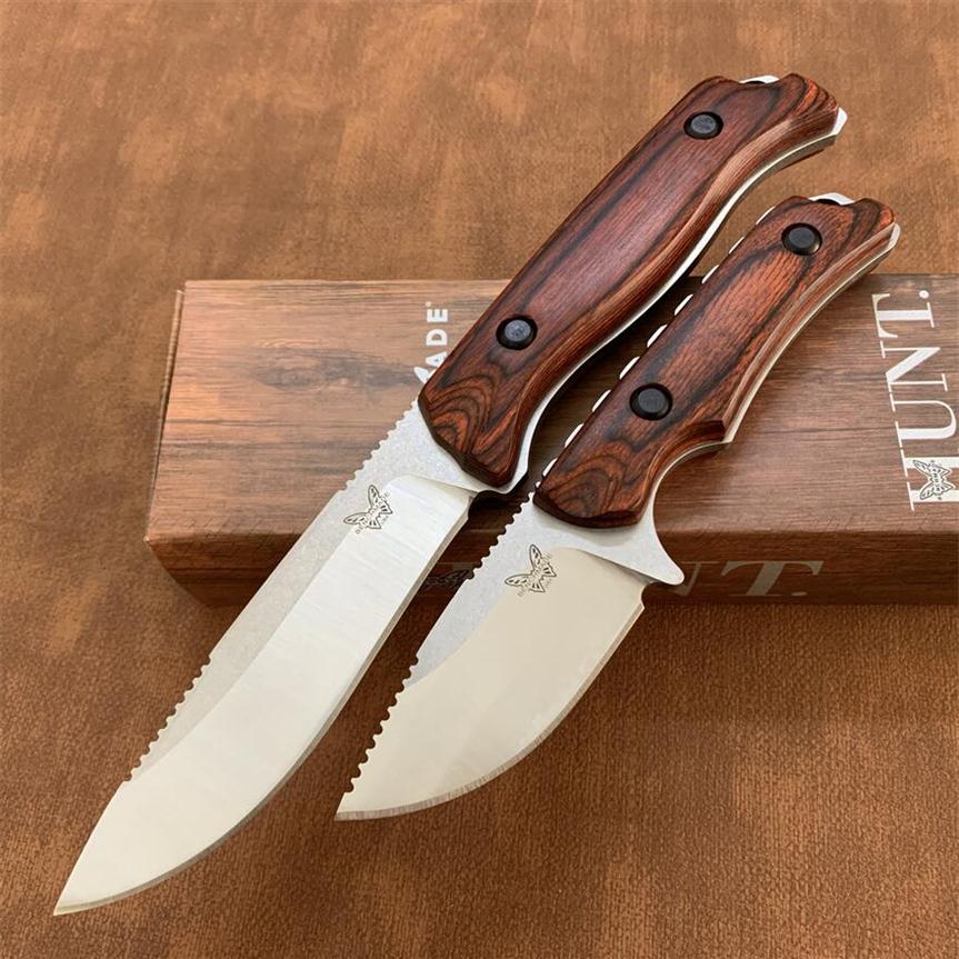 Benchmade 15017 15002 Fixed Blade Knife S30V Blade Wood Handles Hunter Pocket Tactical Knives Outdoor Camping EDC 535 537 3300 940 9400256g
Benchmade 15017 15002 Fixed Blade Knife S30V Blade Wood Handles Hunter Pocket Tactical Knives Outdoor Camping EDC 535 537 3300 940 9400256g