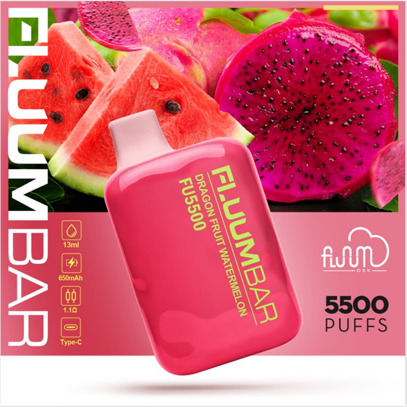 Original Fluum Bar FU5500 Disposable E Cigarettes 13ml Pod 650mah Type C Rechargeable Battery Original 5% Vape Pen No Tariff
Original Fluum Bar FU5500 Disposable E Cigarettes 13ml Pod 650mah Type C Rechargeable Battery Original 5% Vape Pen No Tariff