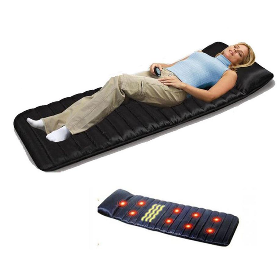 Electric Body Massage Mattress Multifunctional Infrared physiOTHERapy Heating Bed Sofa Massage Cushion266k