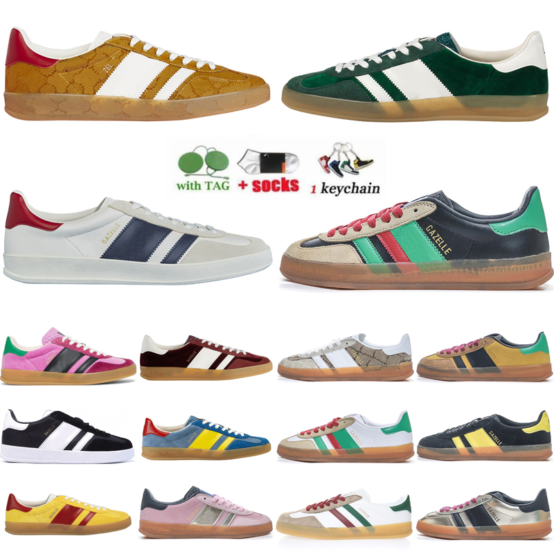 Gazelle Dress Shoes For Men Women Fashion Luxury Designer Sneaker Pink Velvet Yellow White Red Light Blue Suede Plate-forme Platform Trainers Size 36-45
Gazelle Dress Shoes For Men Women Fashion Luxury Designer Sneaker Pink Velvet Yellow White Red Light Blue Suede Plate-forme Platform Trainers Size 36-45