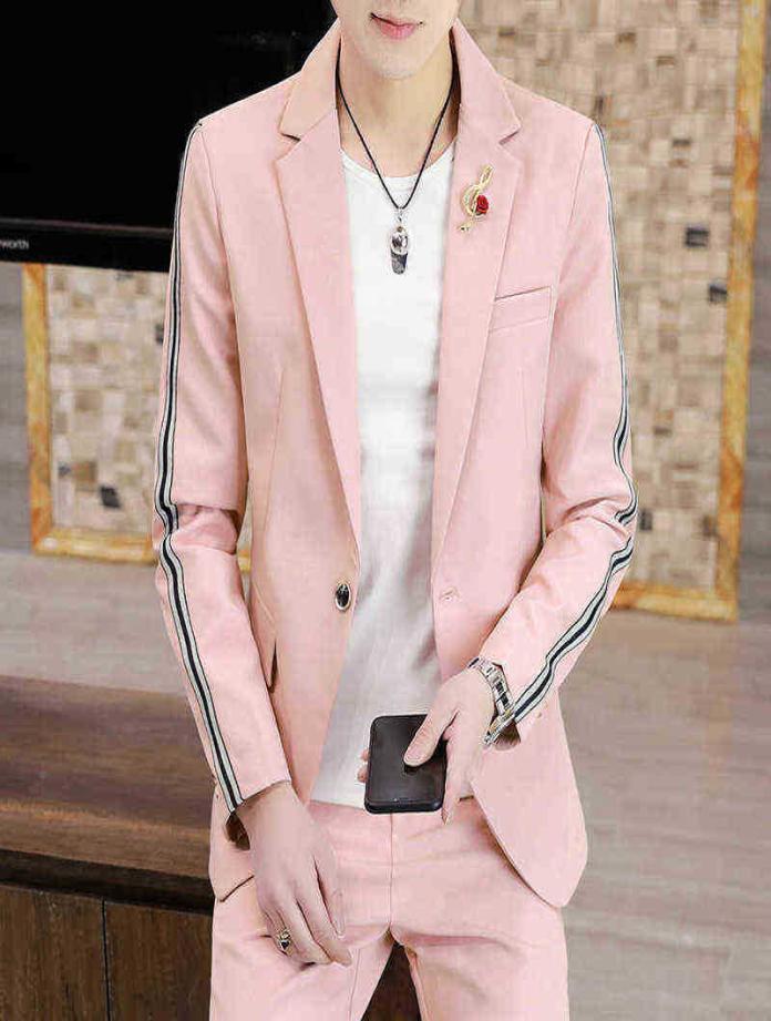Suits Blazers 2022 Autumn New Men Suit Set Random Handsome Personality Slim Fit Suit Two Pieces J2209068743120, Pink
Suits Blazers 2022 Autumn New Men Suit Set Random Handsome Personality Slim Fit Suit Two Pieces J2209068743120, Pink