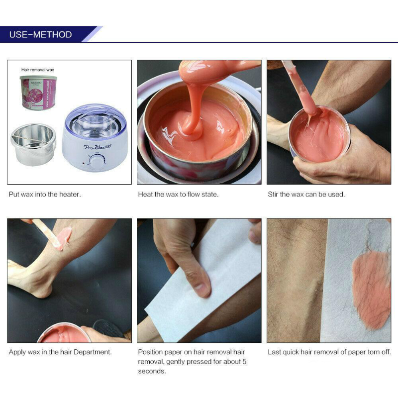 Epilator 500ML Waxing Heater Warmer Pot Hair Remover Spa Salon Kit Hand Epilator Feet Paraffin Wax Machine Body Depilatory Ce363