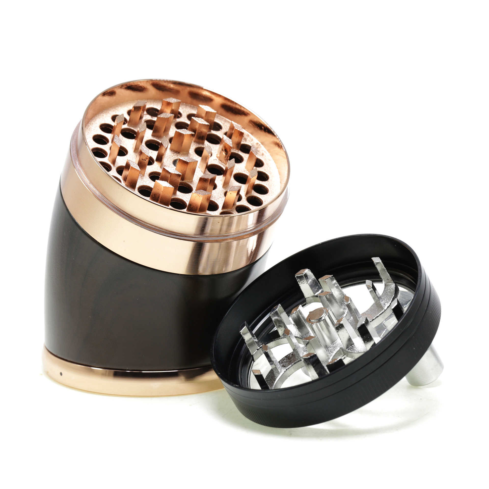 Smoking Accessories Rocker Breaker Bent grinder 63mm 4 parts multicolor available tobacco crusher Flat Grinders Zicn alloy cnc teeth fit dry
Smoking Accessories Rocker Breaker Bent grinder 63mm 4 parts multicolor available tobacco crusher Flat Grinders Zicn alloy cnc teeth fit dry