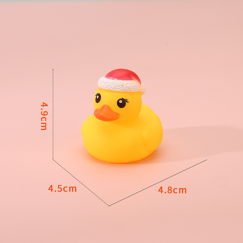 Bath Toys Christmas Gift Rubber Duck Baby Indoor room Tub Outdoor Beach Pool Water Park Waterfloating Kids 221118