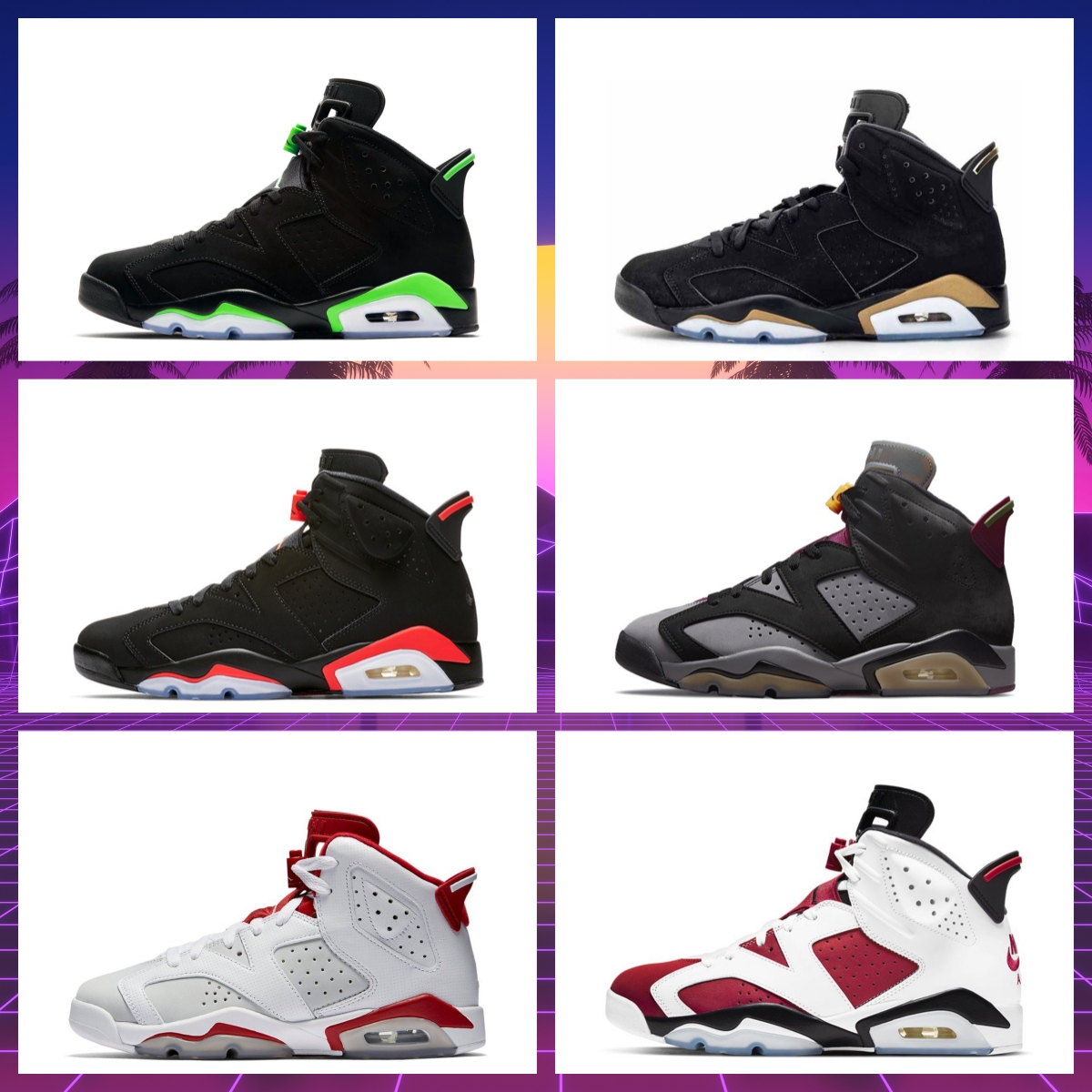 Men's 6 Retro casual sneakers Basketball Shoes.Packed in original box.Original Quality., Color 5
Men's 6 Retro casual sneakers Basketball Shoes.Packed in original box.Original Quality., Color 5