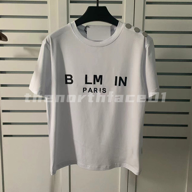 Mens Designer Band T Shirts Fashion Black White Short Sleeve Luxury Letter Pattern T Shirt Size S-XXL, White+black letter silver button
Mens Designer Band T Shirts Fashion Black White Short Sleeve Luxury Letter Pattern T Shirt Size S-XXL, White+black letter silver button